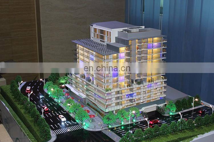 Miniature 3d model house plan ,architectural scale model maquette 3d