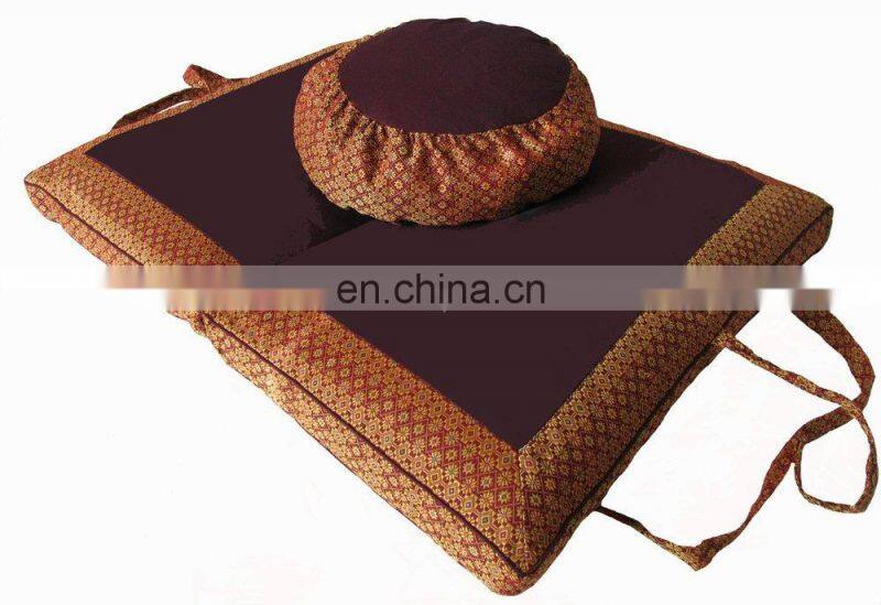 Indian new design high quality yoga custom meditation cushion pillow set