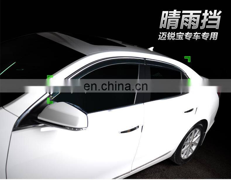 PC Auto Car Wind Deflector Vent Rain Guard for CHEVROLET MALIBU 2012-20144pcs/set
