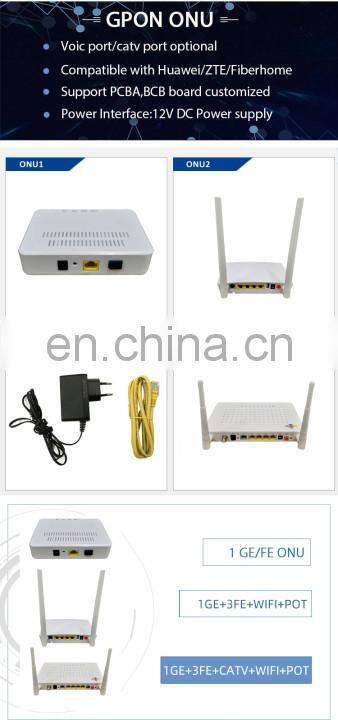 hot sale new product wireless single router xpon1 port 1 ge wifi onu