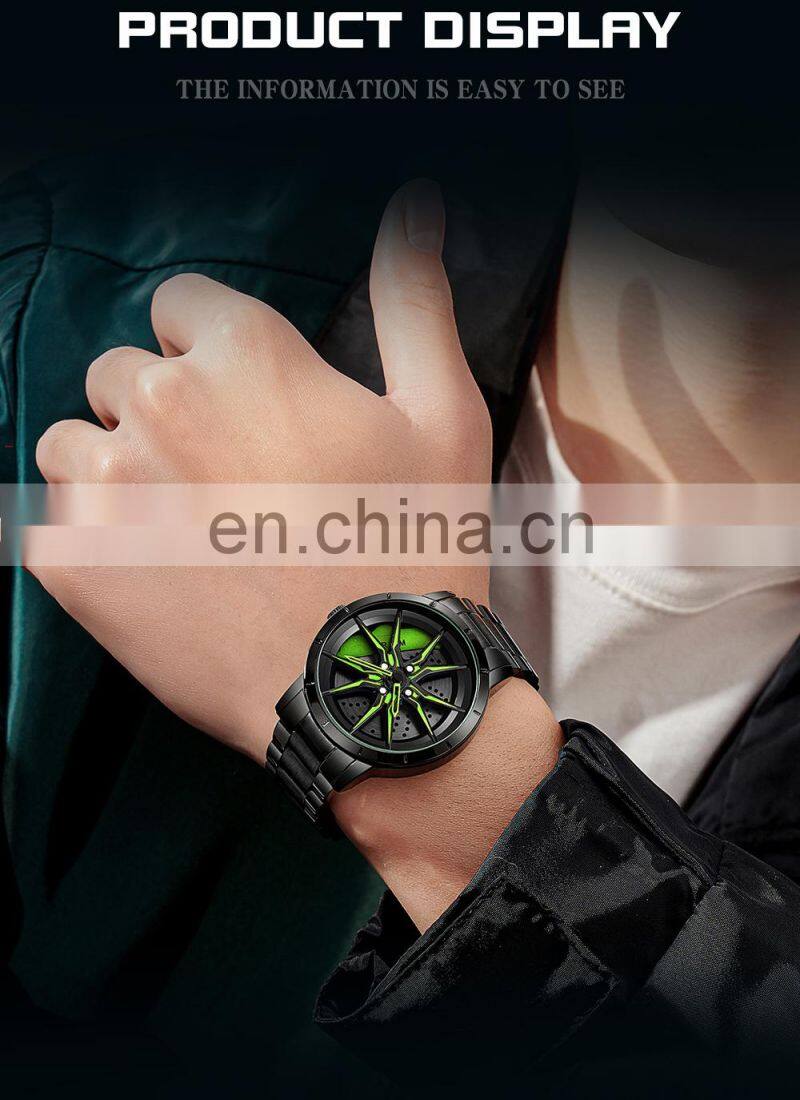 SANDA P1089 Brand Luxury Men's Watches Fashion Casual Steel Quartz Watch Waterproof Wristwatch Clock
