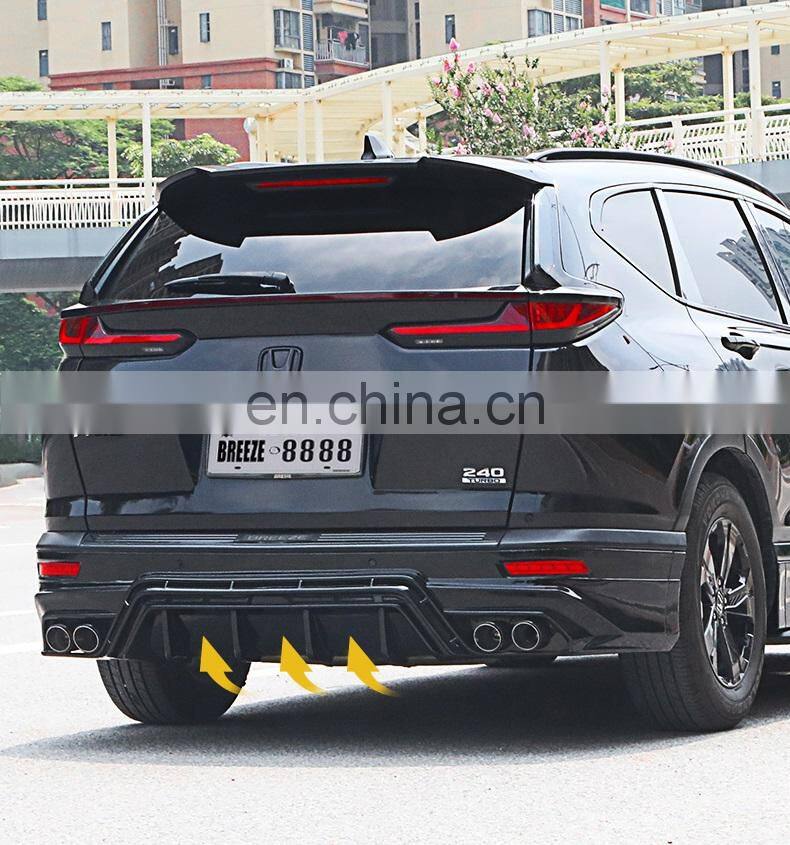 Runde Perfect Fitment Kits For 20-21 Honda Breeze LT Black Warrior Sports Body Kit Front Lip Side Skirts Rear Lip Tail Pipes