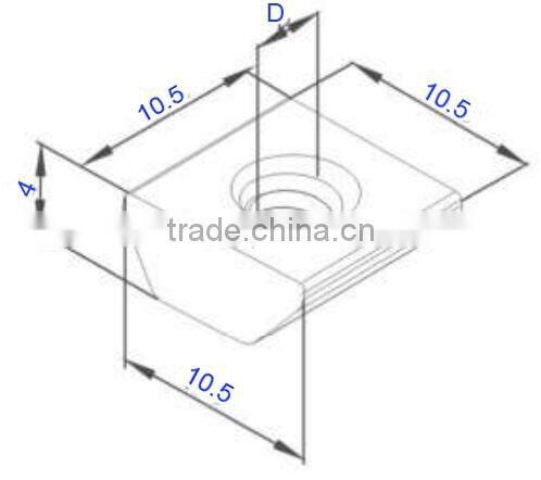 T Sliding Nut M4 for 3030 Series 8 Slot Aluminium Profile systerm
