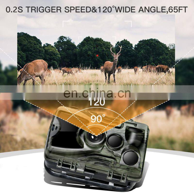 Live Show WiFi-801Pro Wildlife Trail Cam Wireless APP Surveillance Scouting Photo Traps 4k wifi trail camera hunting