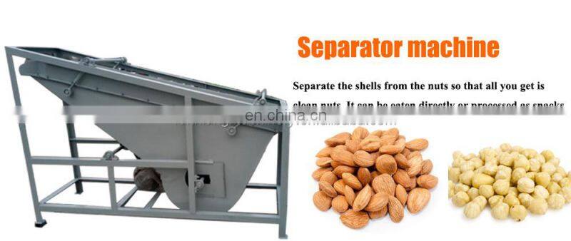 High quality Almond shell separating machine walnut kernel separator nut seed separator