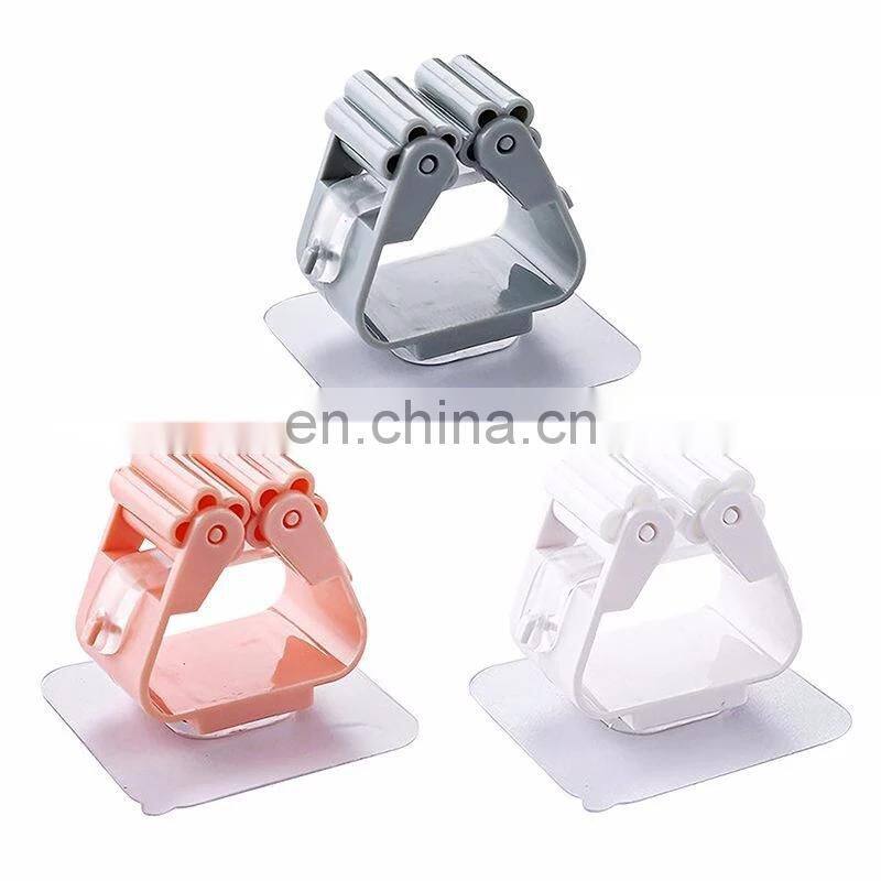 Wall Mounted Mop Organizer Holder Brush Broom Hanger Home Storage Rack Bathroom accessories