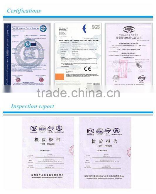 Top quality light steel truss function hall design