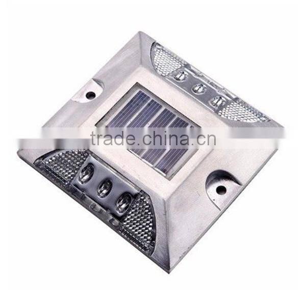 Direct manufacture solar aluminum cat eye reflective road stud