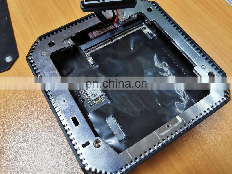 Gaming mini PC Win10 Pro Intel Core Celeron 3867U Quad Core 8 Threads DDR4 Mini Desktop Computer 4K DP HD WIFI