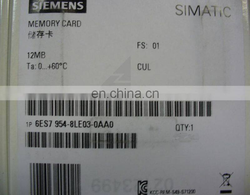 Hot selling Siemens Memory card io card siemens 6ES7 953-8LP31-0AA0 6ES79538LP310AA0