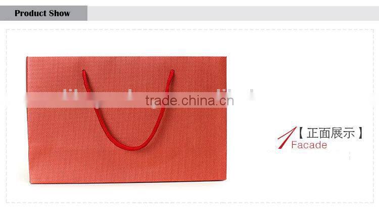 burgundy elegant color special paper gift bag/shopping bag