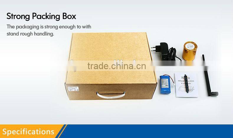 China TPS550 wcdma/finger reader/card reader/ barcode reader 1D/2D wifi/ethernet touch lcd all in one pos