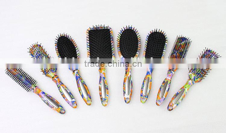 TPR rubber coating hair brush set factory