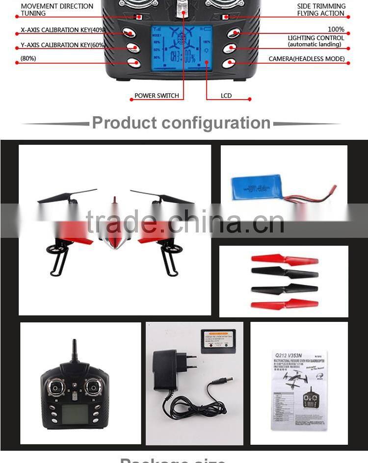 2MP camera 5.8G FPV WL Q212G phantom drone