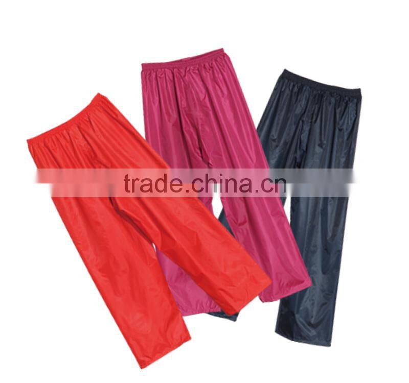 100% polyester waterproof rain jackets unisex rain jacket and pants