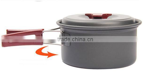 2~3persons Outdoor portable cookware camping Aluminum alloy PY71003