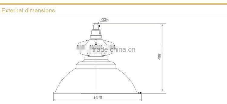 Waterproof and dustproof anticorrosive factory lamp without maintenance