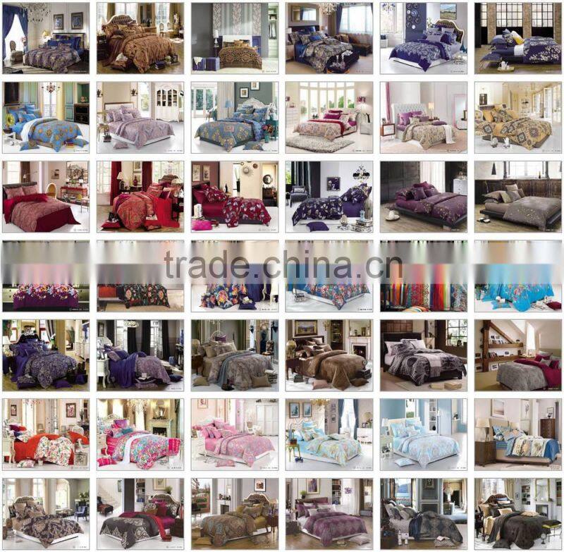 European Pattern Print Cotton Duvet Quilt Cover Set