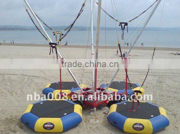 inflatable outdoor bungee trampoline