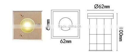 Stainless Steel IP67 12V 24V 110V 220V 240V 1W Mini Outdoor LED garden Light Lamp Groundspot Up Outdoor Lighting