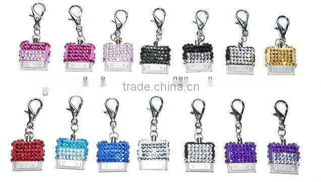 Iphone rhinestone wristlet