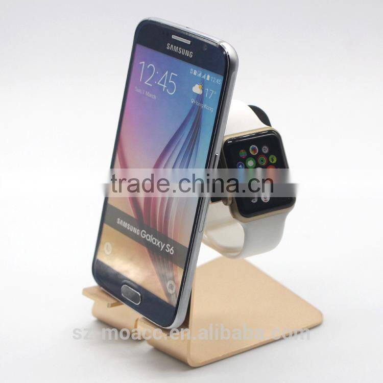 2015 new products for apple watch charging stand, Aluminum stand for apple watch