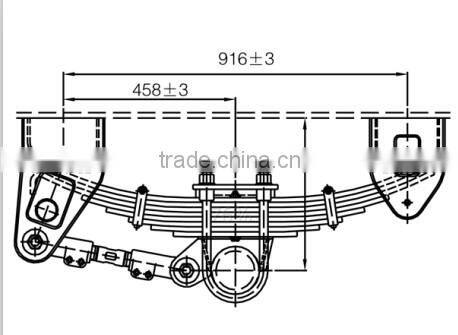 French Technology for L1 front hanger for Yonglitai mechanical suspension