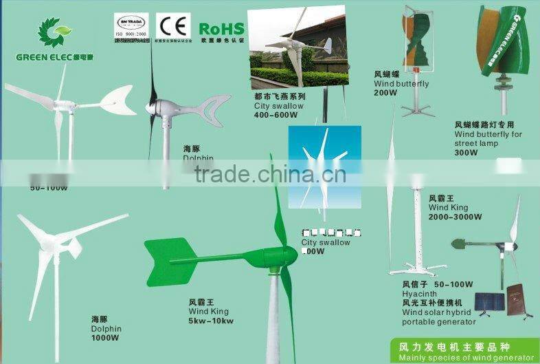 Small 100W Wind Turbine Wind Generator Windmill