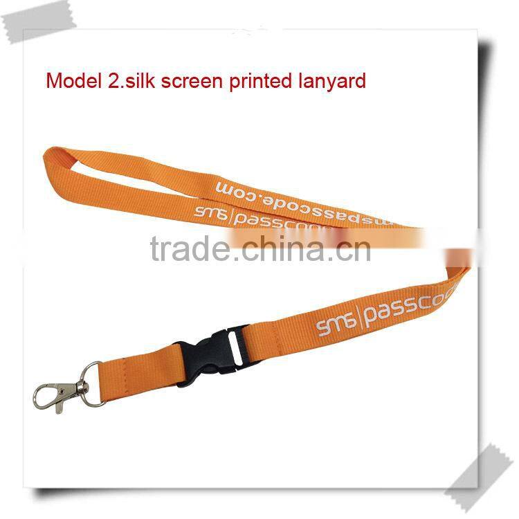 Promotional cheap & classical custom printing neck lanyards