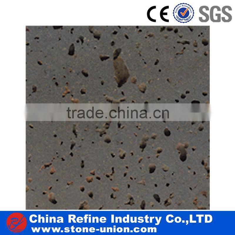 Natural flamed basalt stone