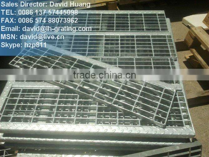 galvanized industrial steel staircase