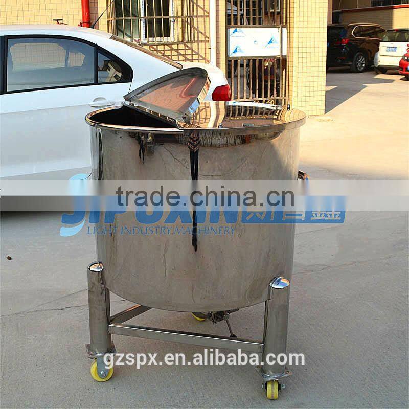 Equipment producing open cover liquid products stainless steel tank sale