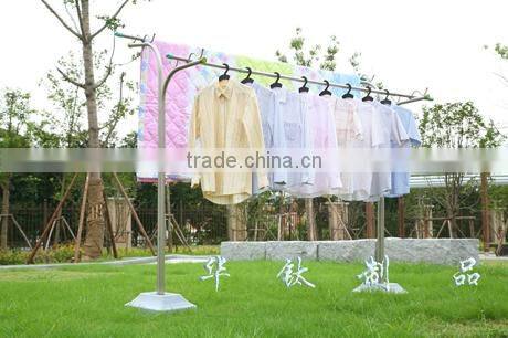 Assembled high and low bar clothes hanger