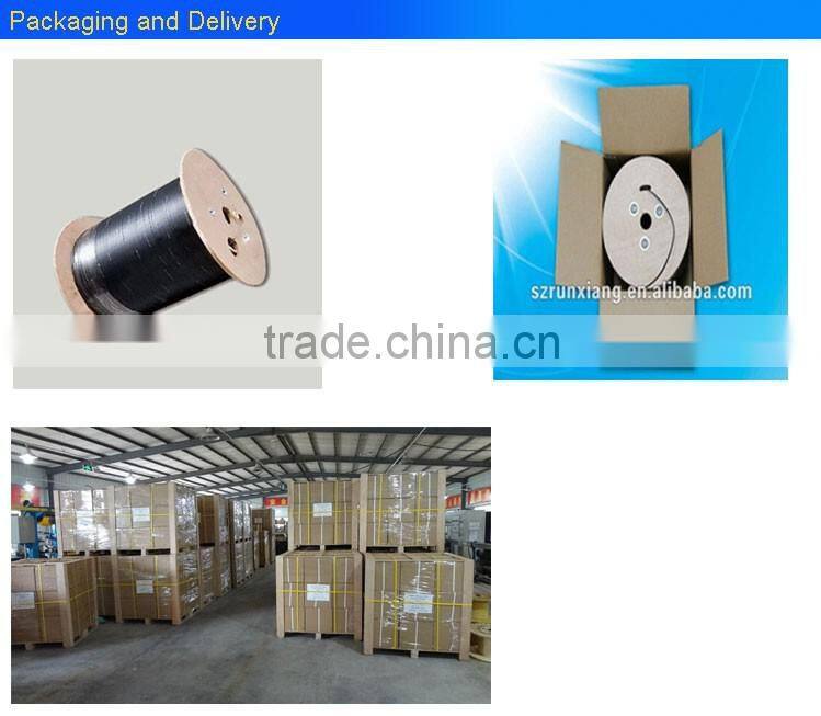 phosphated flexible wire single mode aluminium tape fiber optical GYTA cable