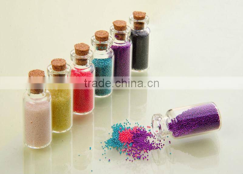 Colourful Nail Art Decoration accessory.Size: 0.6-0.8mm. price of black caviar