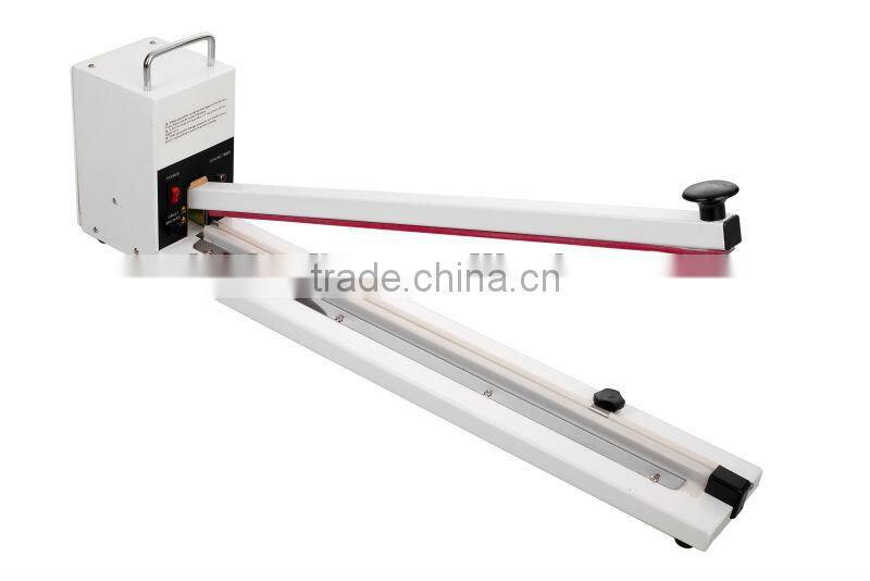 2015 new hot selling professional plastic Manual lengthen hand impulse heat isostaic press sealing sealer