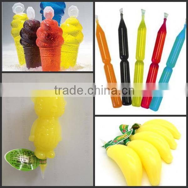 50-100ml coconut juice and mango shapes packaging machine