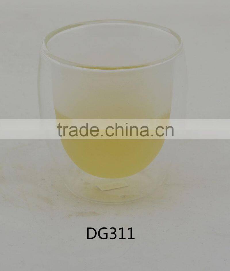 double wall glass espresso cup 100ml