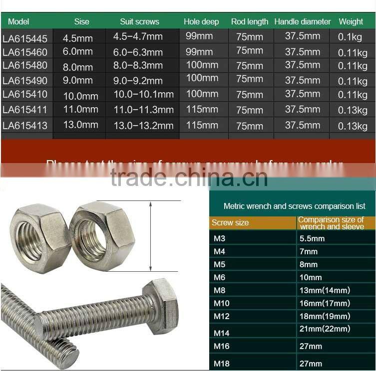 LAOA12 Angle Torx CR-V Mulction Socket Screwdriver Rubber Handle Screw Driver tool Arbor hardening Antislip Metal For Hex Screw