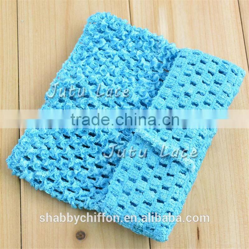 Fashion 15*15cm Crochet Elastic band -34colors Tutu Clothing Decoration Knitted Bands