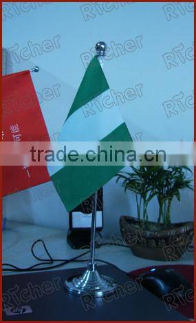 high quality factory directly table top desk stand flag