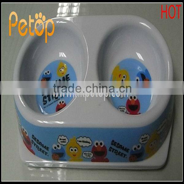 Plastic Kitty Food & Water Mixing Cat Bowl