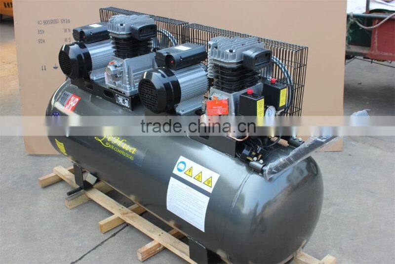 200L 3HP*2 two motor two pump Italy type 2065 8CFM*2 air compressor