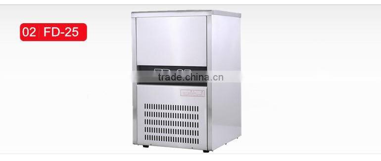 Stainless steel industrial block cube ice machines
