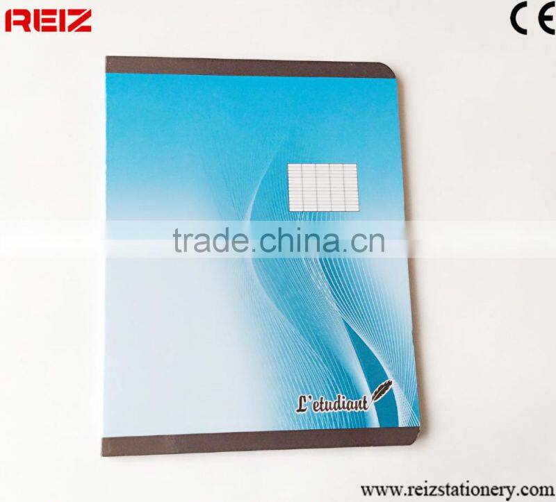 Seyes exercise book, french lines notebooks 17x22cm, 24pages