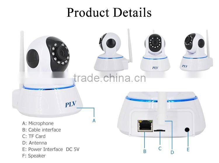 2016 new cctv wifi pan tilt fixed focal night vision h.264 960p ip wifi camera