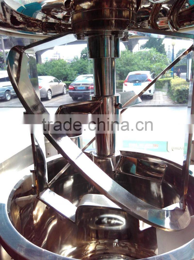 Durable stainless steel emulsifier homogenizer vacuum mixer for cosmetic or food