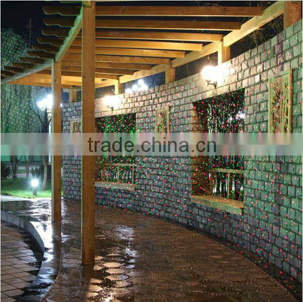 Dynamic Red Green Starry Outdoor Garden Laser Light With Romote Control