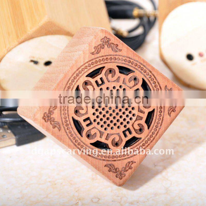 Wood Speaker, Wood Mini Speaker, Wooden Speaker