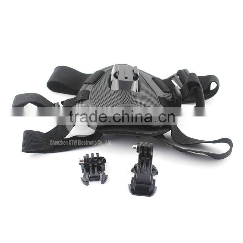 Dog Fetch Harness Chest Strap Belt Mount for GoPro Hero 4/3+/3/2/1lack, Blue, Pink